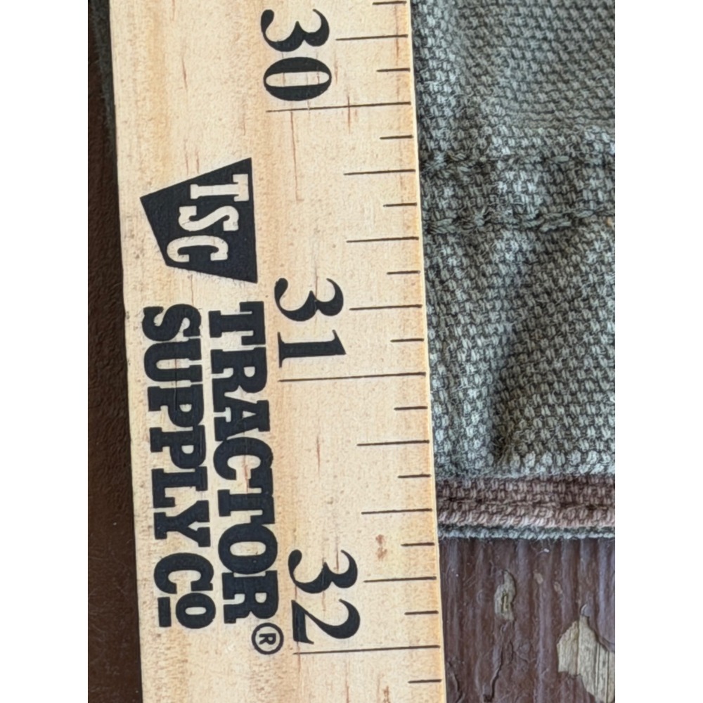 Duluth Trading Co Mens Olive Green Fire Hose Cargo Work Pants 36x34 Fits 36x32 - Picture 5 of 8